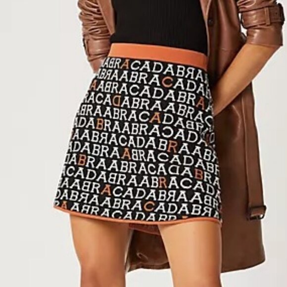 Anthropologie Maeve Abracadabra Knit Mini Skirt XS - Picture 1 of 6